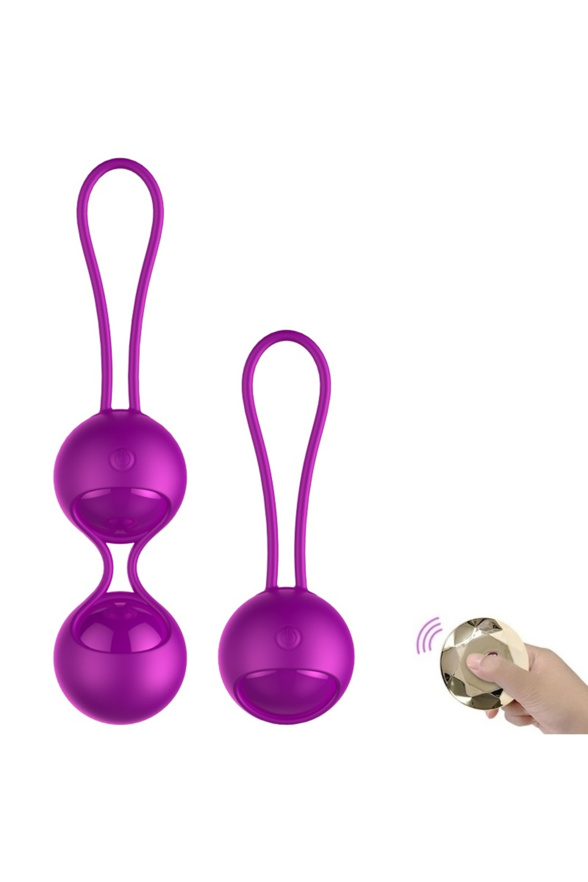 Uzaktan Kumandalı Usb Şarjlı Silikon Kegel Vajina Topları Orgazm Vibratör Zevk Topu Seti