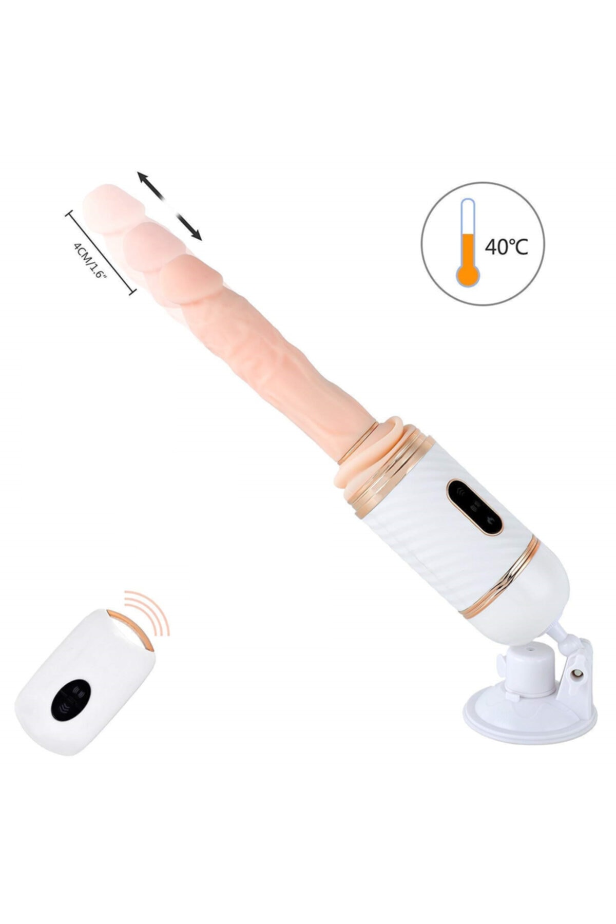Otomatik Gidip Gelmeli Isıtmalı Vantuzlu Uzaktan Kumandalı Usb Şarjlı Gerçekçi Dokuda Sex Makinesi