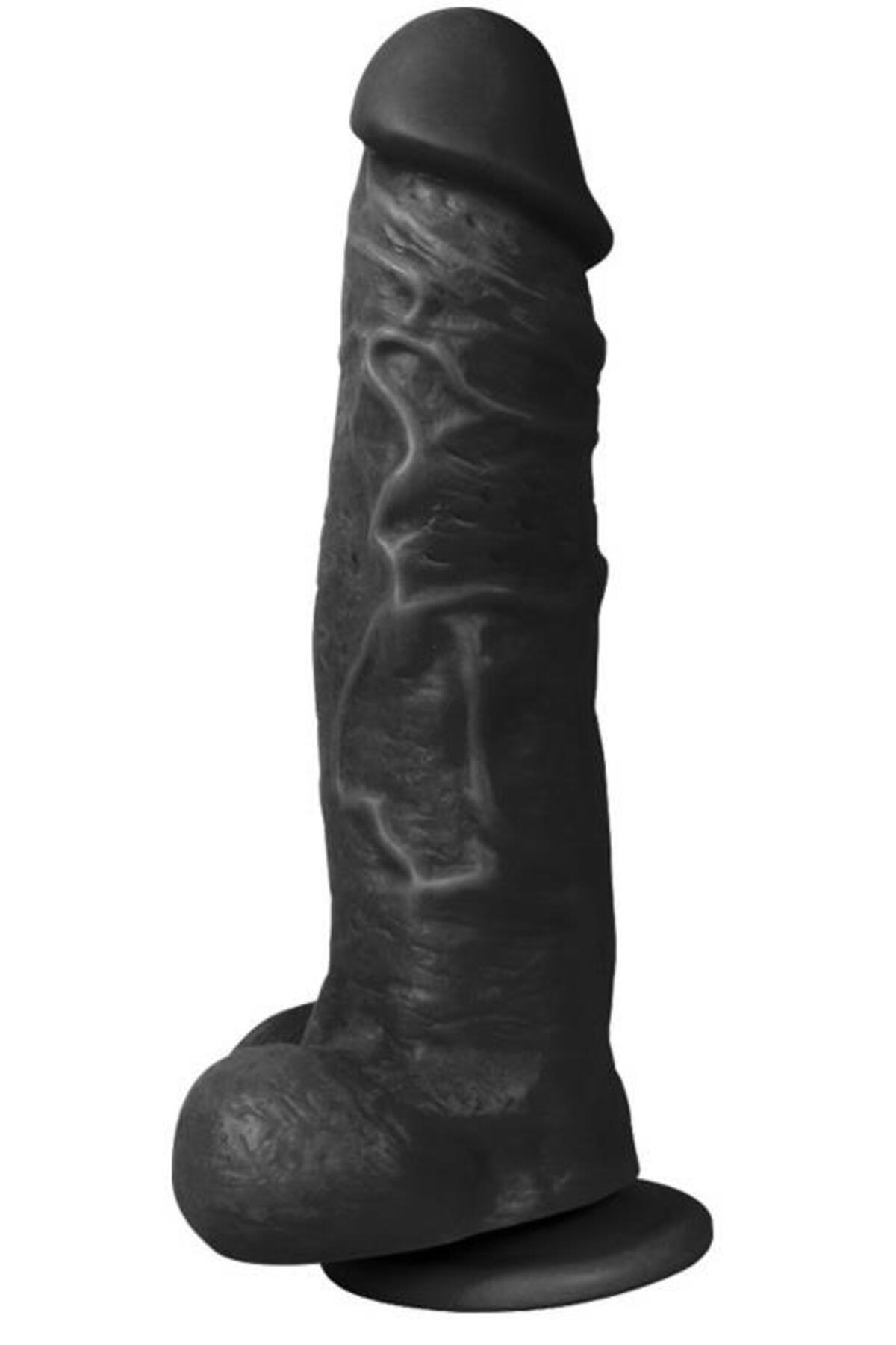 Ultra Gerçekçi Soft Et Dokusunda 27 Cm Kalın Büyük Boy Penis Güçlü Vantuzlu Süper Realistik Dildo