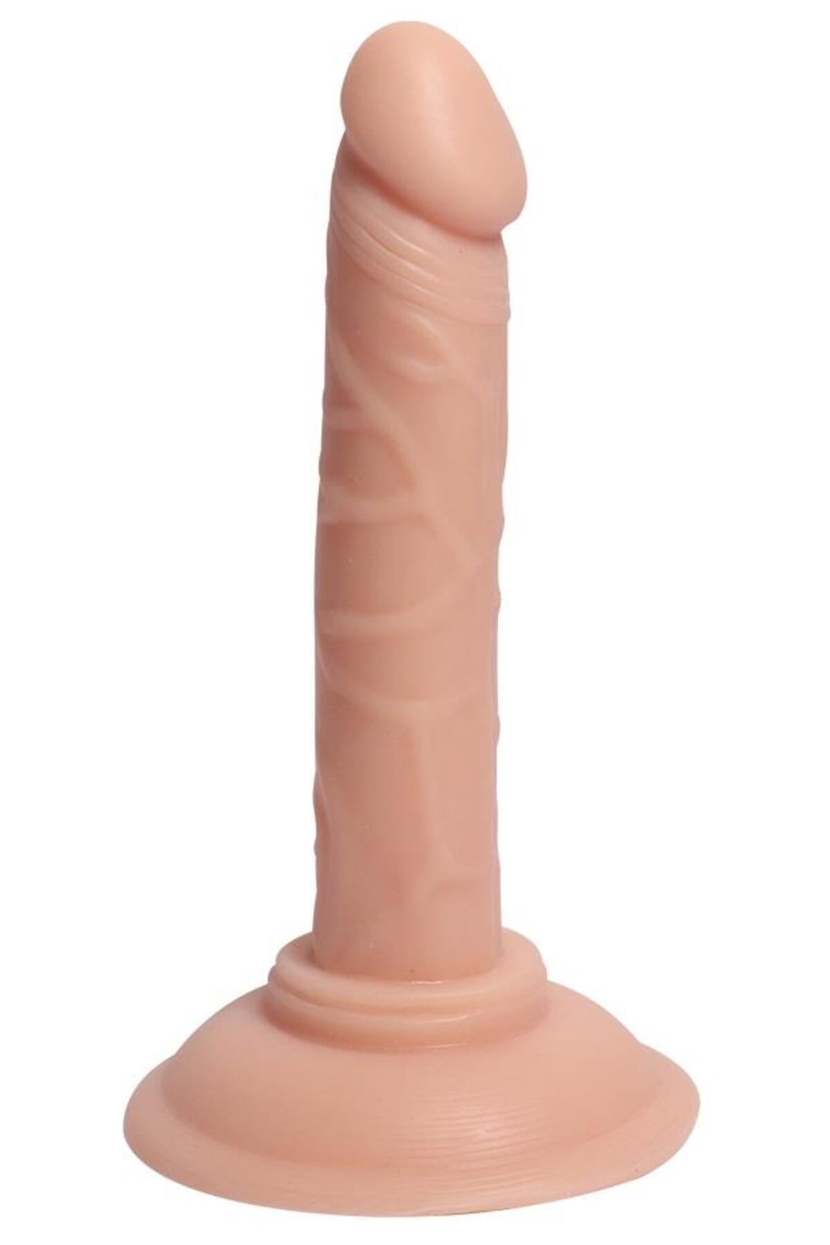 Ten Hissiyatında Gerçekçi Anal Ve Vajina 14 Cm Büyük Geniş Güçlü Vantuzlu Realistik Penis Dildo