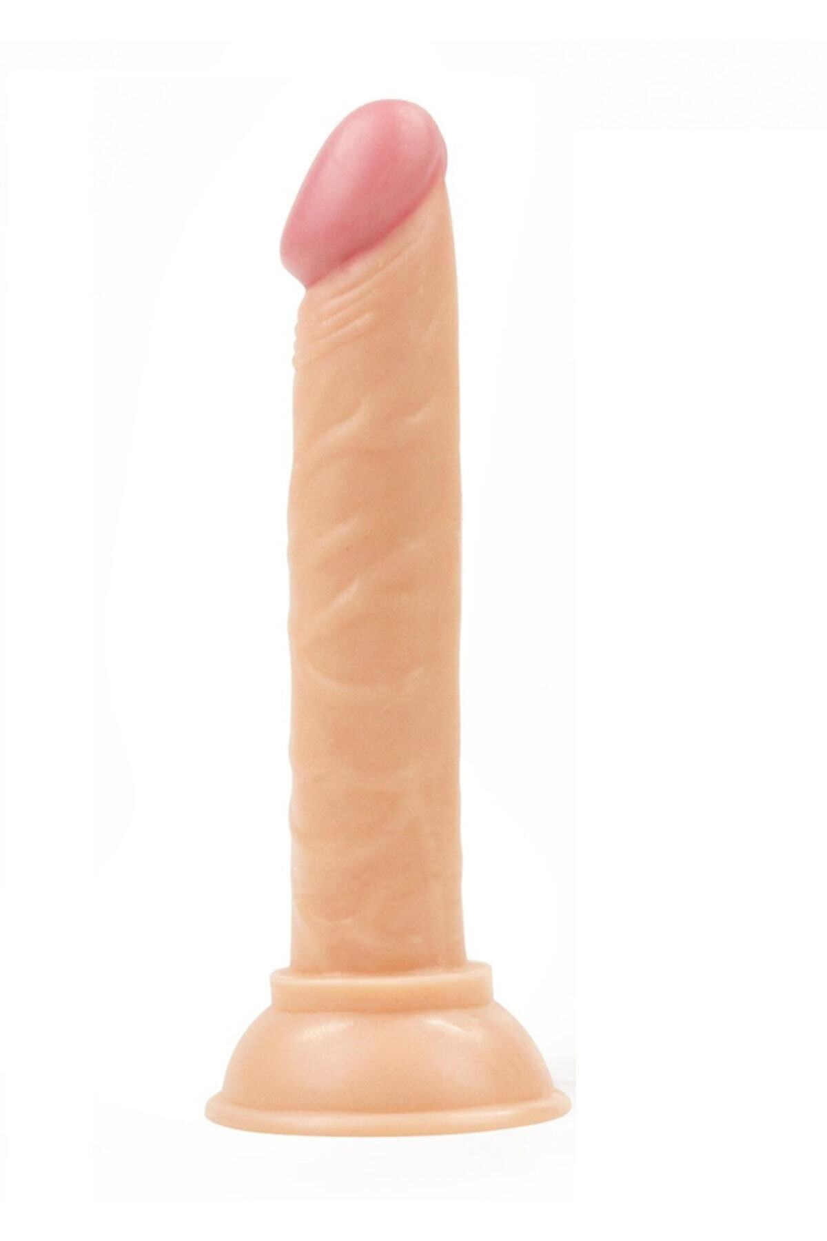 14 Cm Anal Ve Vajinal Vantuzlu Yumurtalıksız Ten Dokusunda Birebir Gerçekçi Hissiyat Realistik Penis