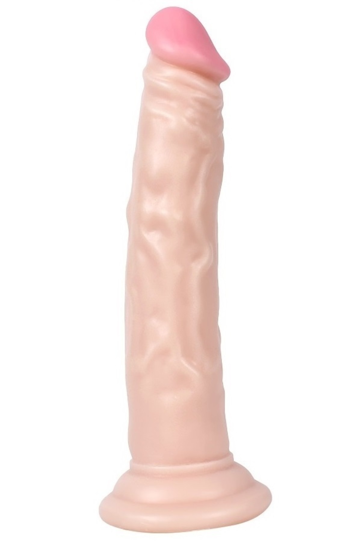 Anal Ve Vajinal Kullanıma Uygun Ten Gerçekçi 19 cm Yumurtalıksız Realistik Penis Dildo
