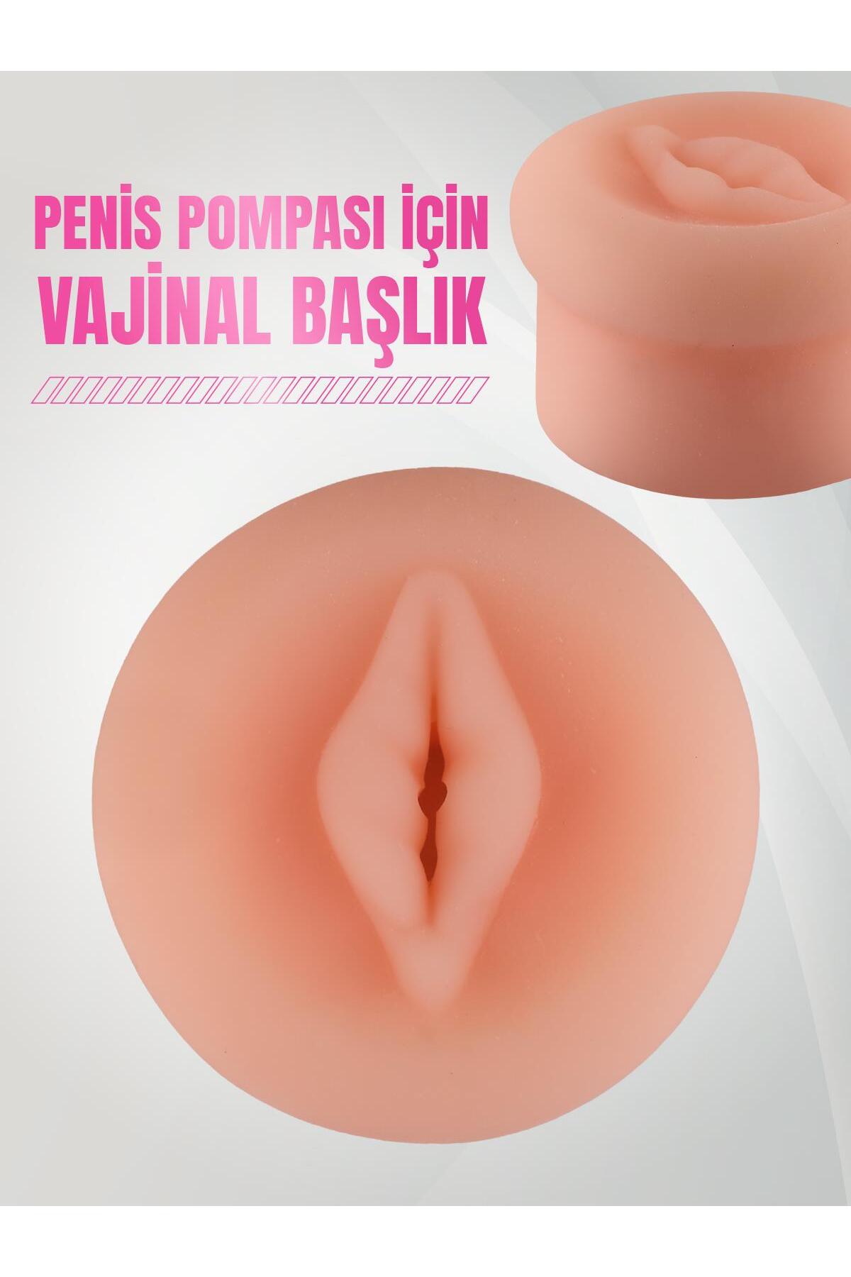 Penis Pompası Sleeve Vajinal Başlık