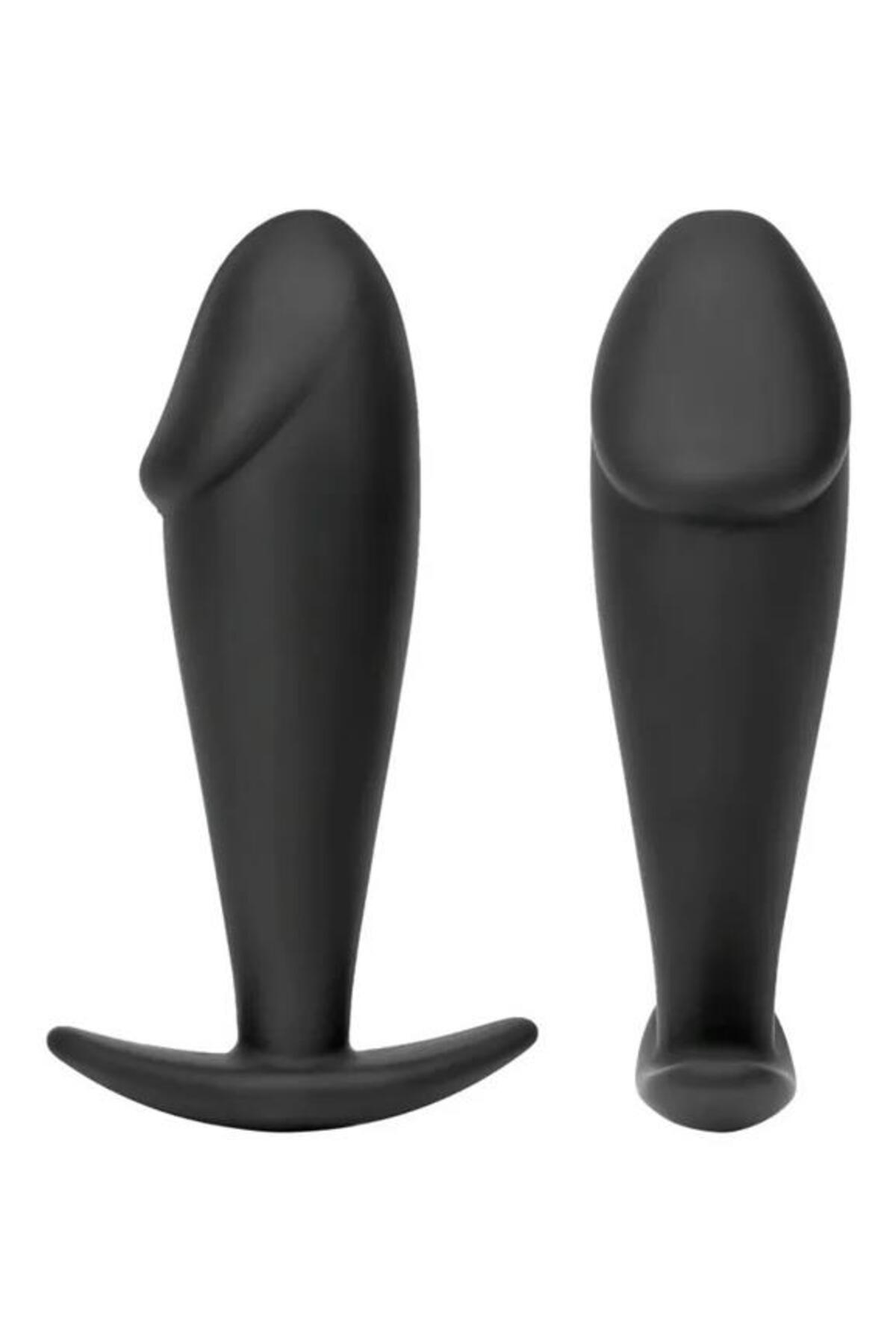 Penis Başlı Soft Silikon Dokuda Vajina Ve Anal Alıştırıcı Genişletici Açıcı 10 Cm Anal Tıkaç Plug