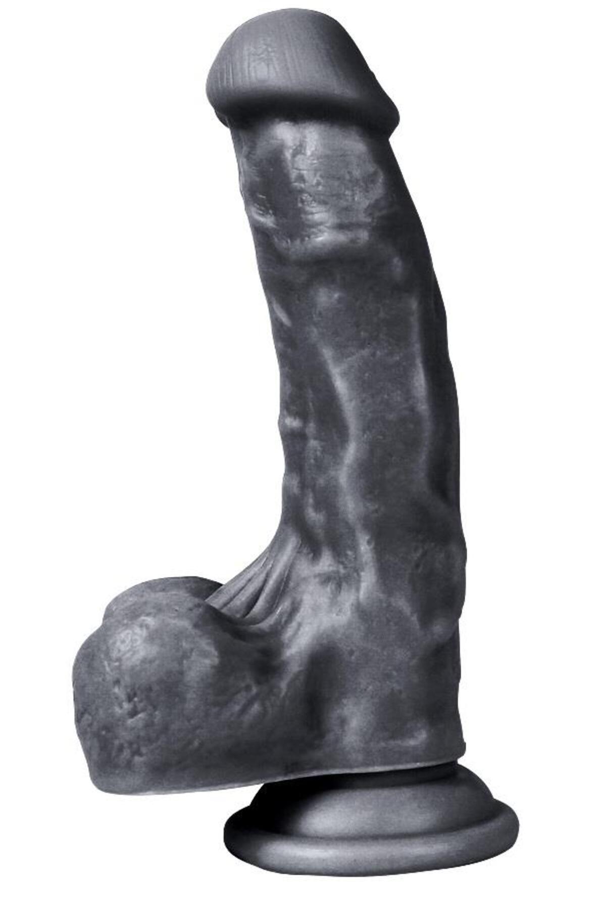 Esnek Yumuşak Et Dokuda 18.5 Cm Birebir Gerçekçi Hissiyat Penis Güçlü Vantuzlu Realistik Dildo