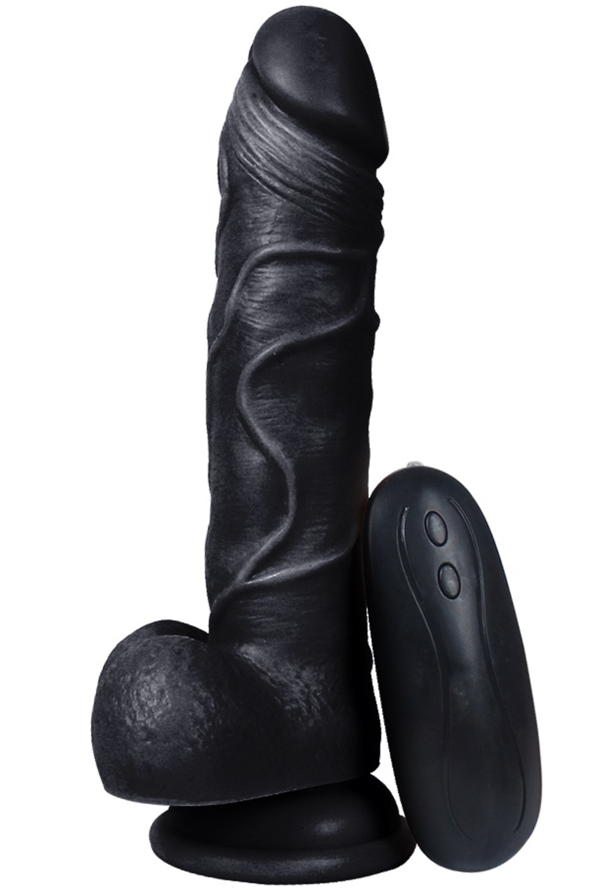Siyah Beast Sexy 20 Cm 10 Fonksiyonlu Titreşimli Realistik Penis