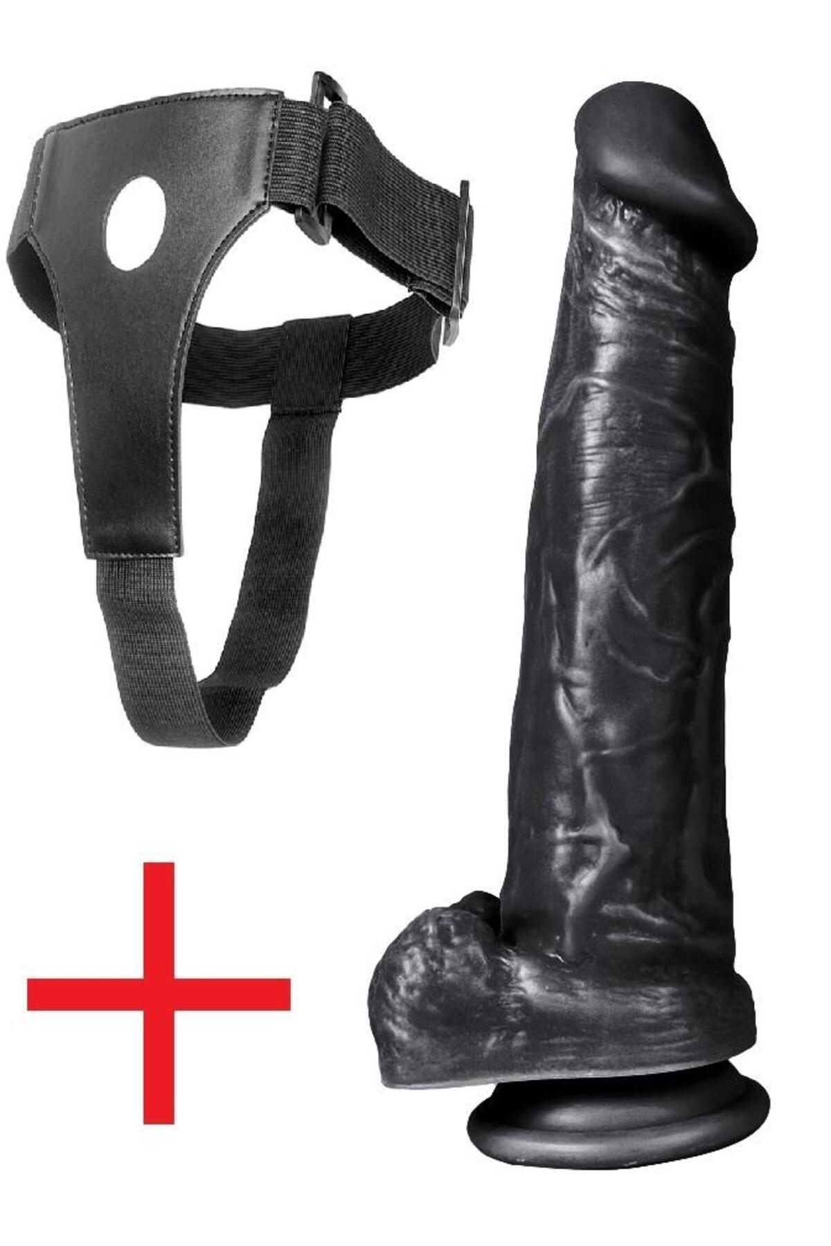 Kemerli 23 Cm Gerçekçi Doku Hissiyatı Kemerli Takma Penis Realistik Belden Bağlamalı Dildo