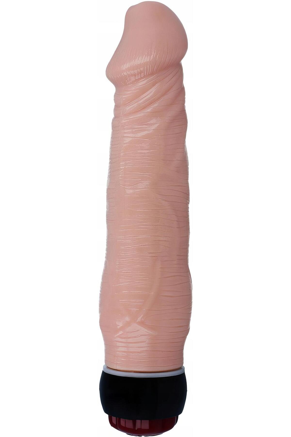21 Cm Kalın Gerçekçi Et Dokusunda Ayarlanabilir Güçlü Titreşimli Penis Anal Vajina Realistik Dildo