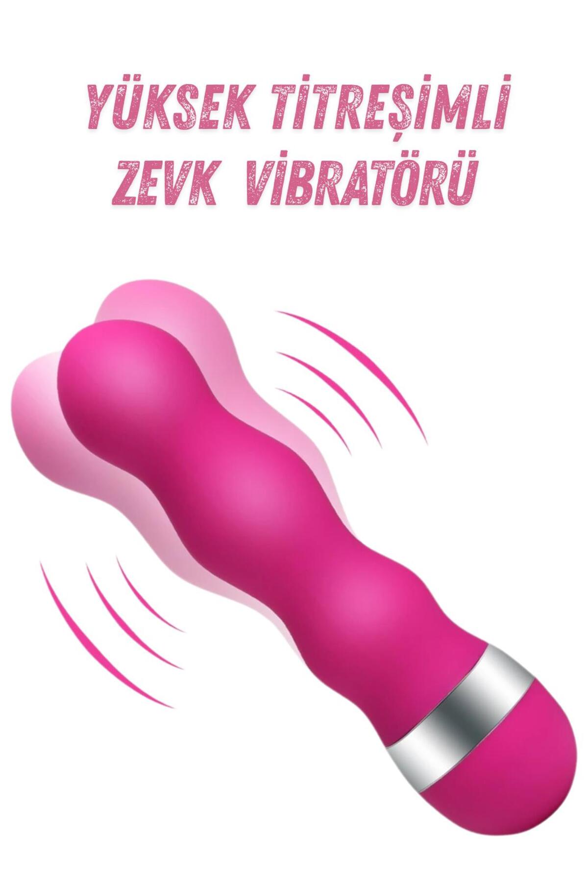 Bayanlar Için Orgazm Zevk Vibratörü Güçlü Titreşimli G Noktası Klitoris Uyarıcılı Vibratör