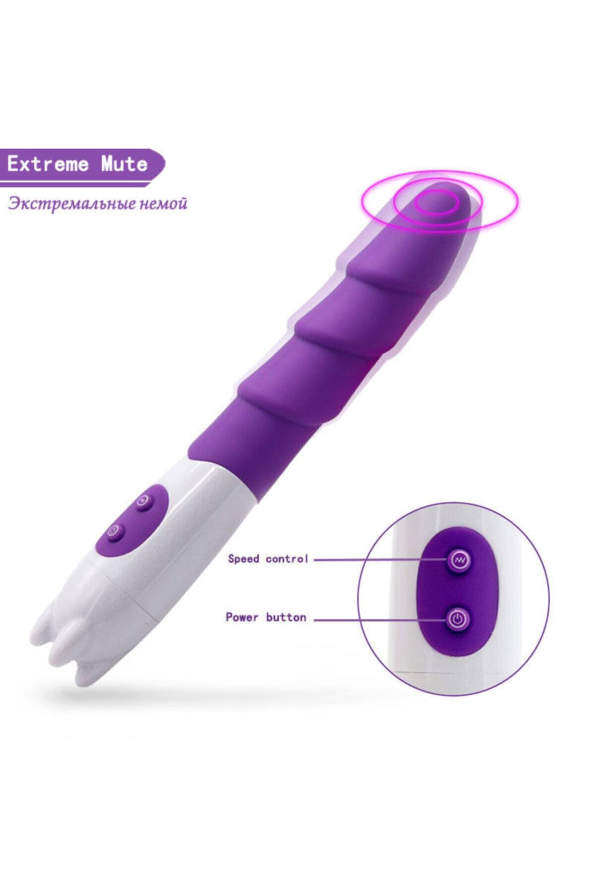 10 Farklı Titreşim Fonksiyonlu Esnek Soft Silikon Dokuda Anal Ve Vajinal Orgazm Zevk Vibratör