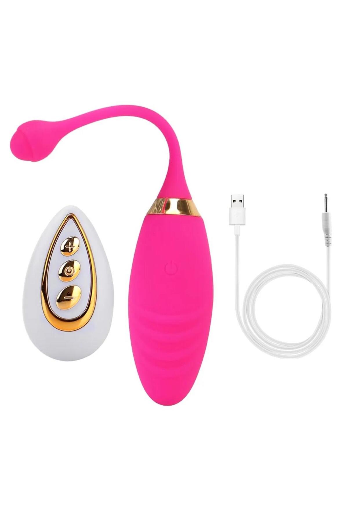 Kegel Vajina Topu 10 Mod Titreşim Usb Şarjlı Soft Silikon Dokuda Uzaktan Kumandalı Orgazm Vibratörü