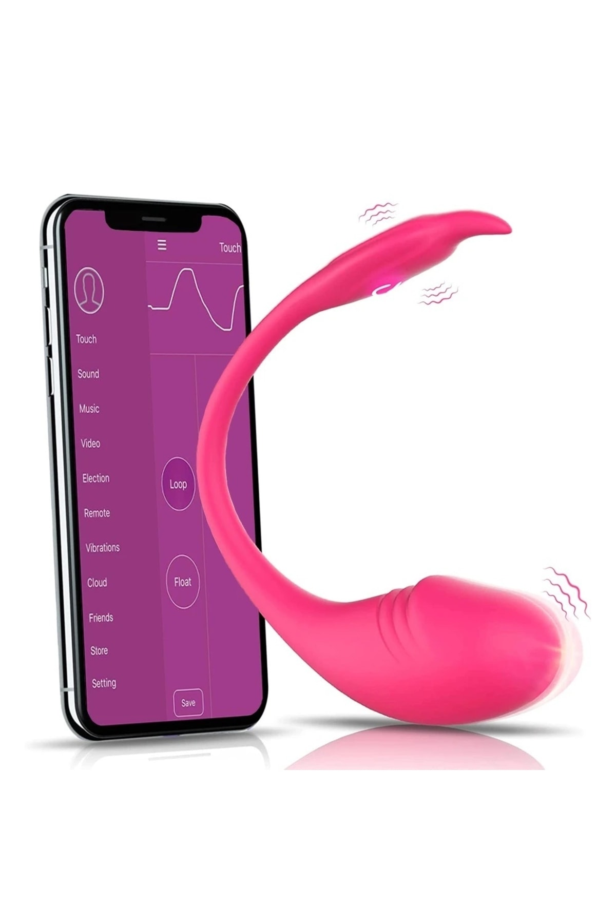 Yeni Nesil Mobil Uygulama Telefon Uyumlu Usb Şarjlı Giyilebilen Lüx Teknolojik Bluetooth Vibratör