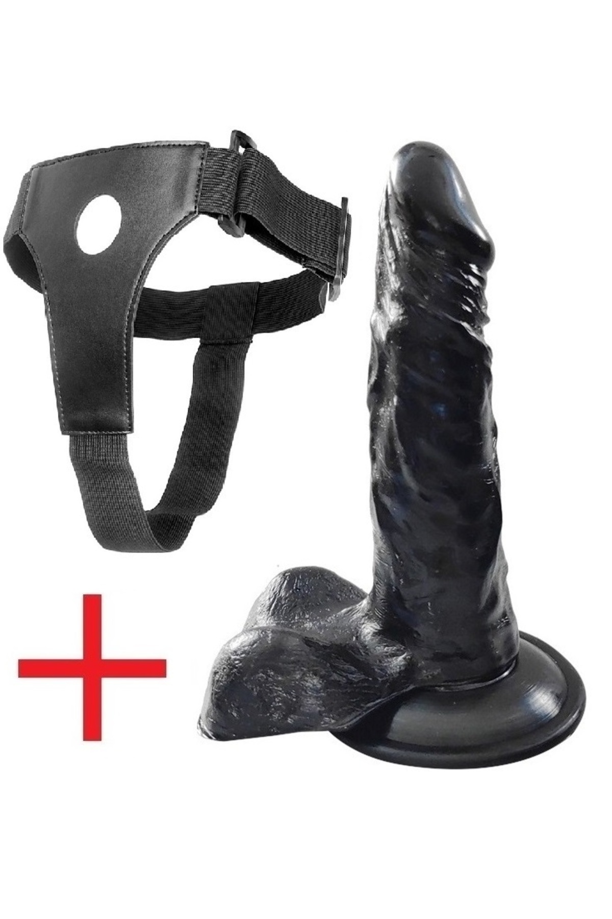 18 Cm Kalın Kemerli Penis Tamamen Soft Et Dokusunda Tam Realistik Belden Bağlamalı Takma Dildo