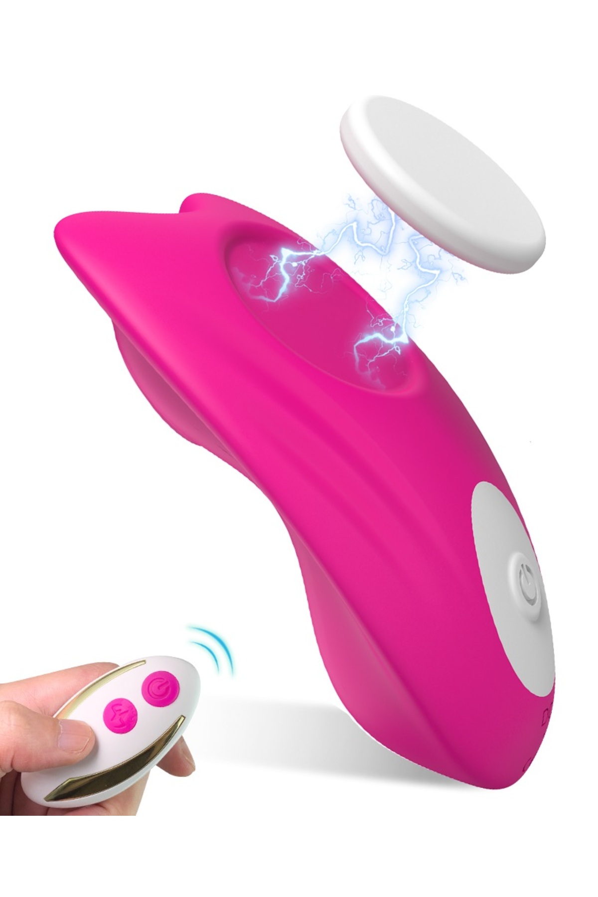 Soft Silikon Doku Giyilebilen Uzaktan Kumandalı Şarjlı 9 Mod Titreşimli Klitoris Orgazm Vibratör