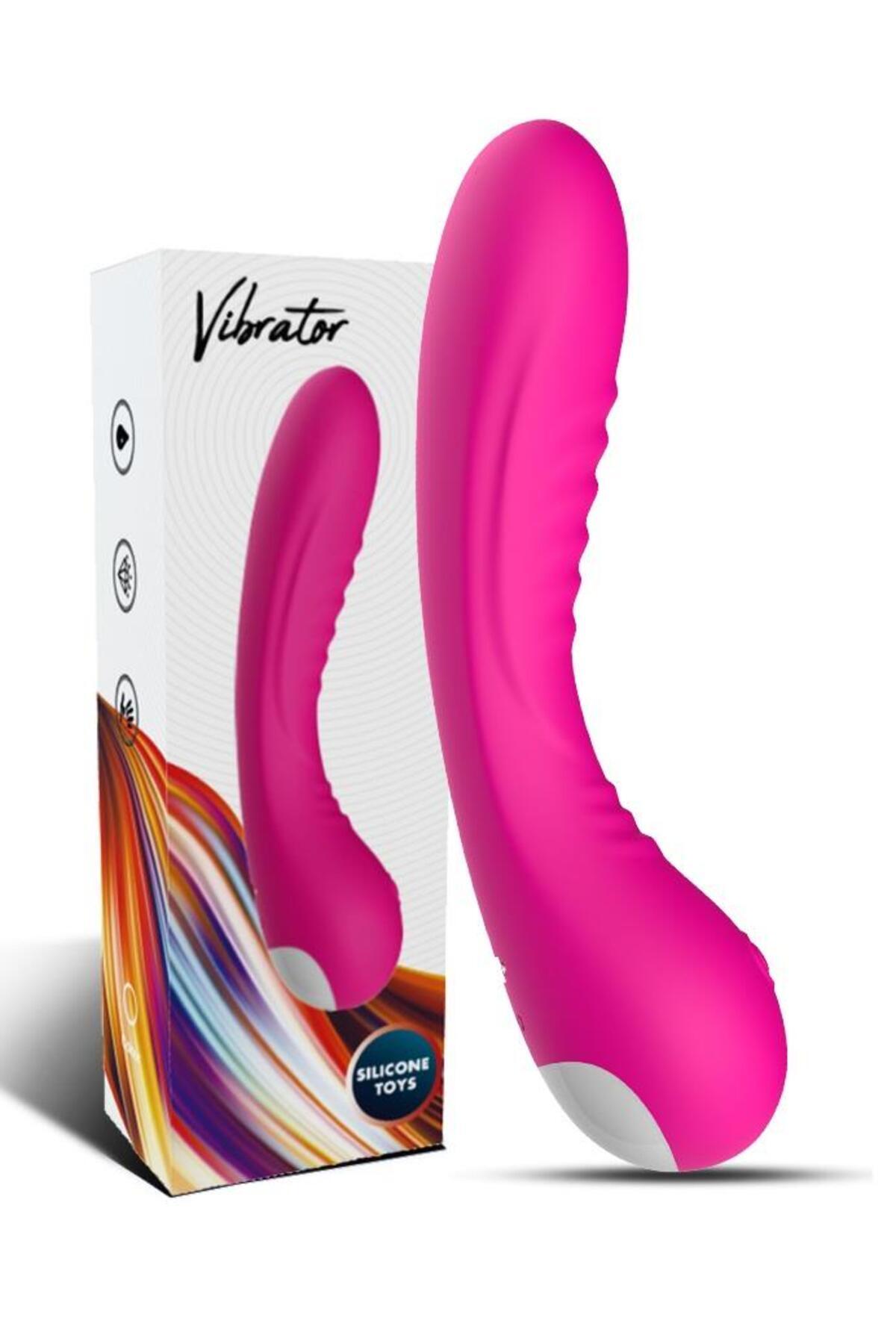 Usb Şarjlı G Noktası Uyarıcılı 9 Farklı Titreşimli Soft Silikon Dokuda Orgazm Teknolojik Vibratör